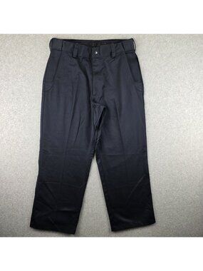 5.11 Tactical Company Pants Mens 34 Navy Straight Work Uniform Cotton Twill